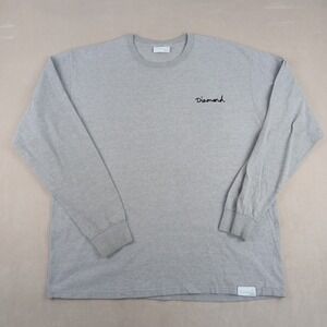 Y2K Diamond Supply XL Mens T Shirt Long Sleeve FLAWS 24x29